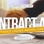 Acceptance under Indian Contract