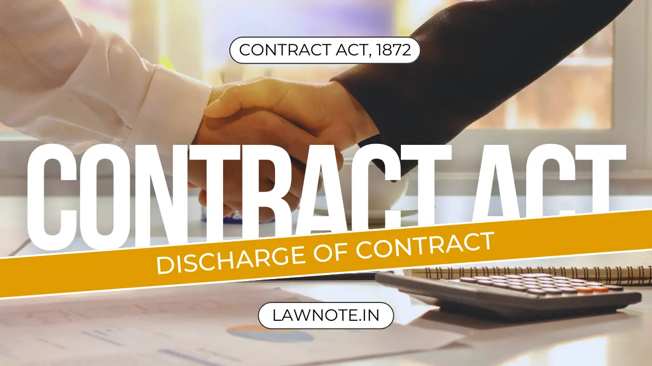 Discharge of Contract