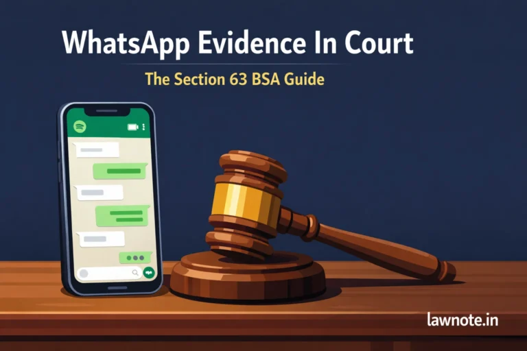 WhatsApp Evidence Section 63