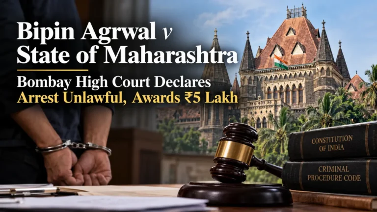 Bombay High Court Arrest Ruling